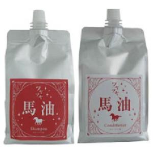 フェルミナ ツヤツヤ馬油 シャンプー 1000ml ＆ コンディショナー