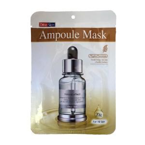 エイジレスラボ Ampoule Mask アンプルマスク 植物プラセンタ 1枚 20g フェイスパック ネコポス便対応 / 15枚まで プロフェッショナル用｜kamikoubou