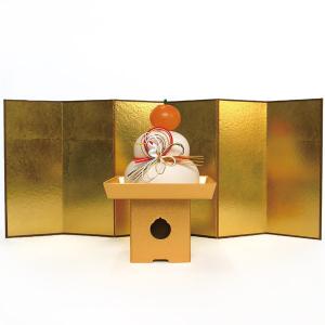かみもん 六曲屏風 金無地 縦22×横54.5...の詳細画像3