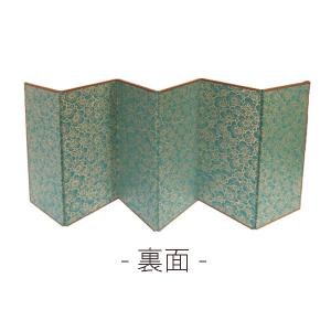 かみもん 六曲屏風 金無地 縦22×横54.5...の詳細画像5