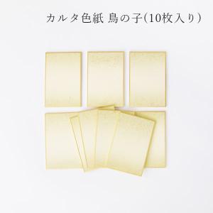 かみもん 唄用短冊色紙no.78 10枚(5色×2枚)入り 並巾 鳥の子紙 薄口