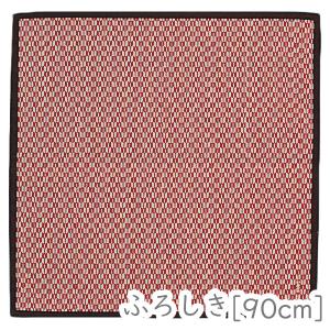 宮井株式会社 13-8244-22 いせ辰 風呂敷「立涌 (約90cm/エンジ