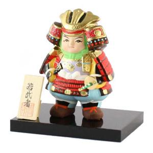 木村桜士堂 A460825 陶製五月人形「ミニ五月段飾り」メーカー取寄せ品