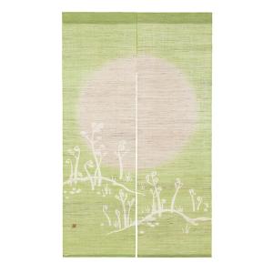 【洛柿庵 】新品　無地麻のれん 柿渋　 N-045a 京都洛柿庵 のれん 無地麻のれん 柿渋 N-045a 88×150cm 暖簾 和風