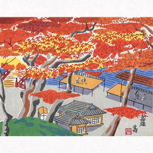 徳力富吉郎 tkr-a-001 絵はがき「京風景(1)」メーカー取寄せ品 4枚入り