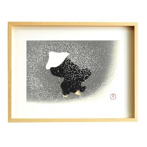 藤城清治 レフグラフ 「月光の響き」 四季のメルヘン秋 : アンティーク