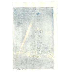 芸艸堂 木版画 笠松紫浪「sk14 東京タワー...の詳細画像1