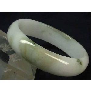 ミャンマー氷種翡翠バングル（57mm）f2 : 龍香堂ストア - 通販