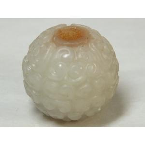 和田羊脂白玉（ホータンようしはくぎょく）原石（76mm） : 龍香堂