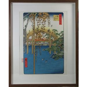 復刻木版浮世絵 葛飾北斎『七福神宝船』額装済 : 龍香堂ストア - 通販