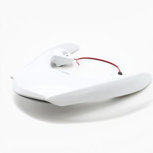 【ヤマハ JOG ZR SA16J 社外LEDテールランプ】 Amazon | クリックポスト発送 リアスポイラー LEDテールランプ ブルー