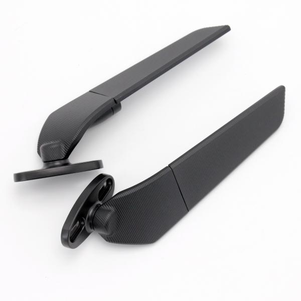 新品 エアロミラー ウイングミラー左右セット 黒 ブラック ステルスミラー スリムミラー CBR10...