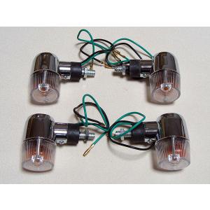 送料無料!! クリア ミニヨーロピアンウインカー4個セット CB400SF