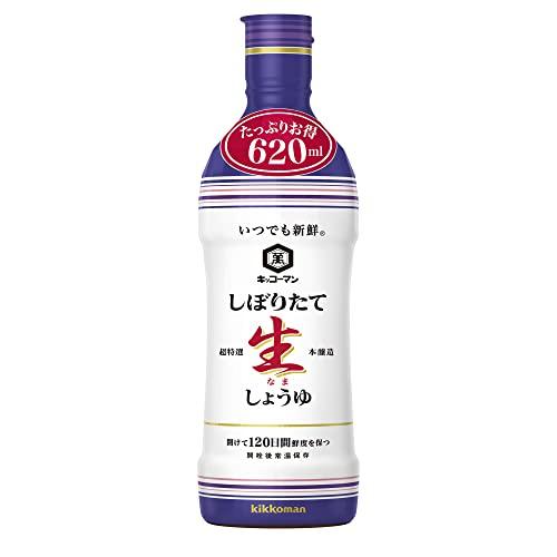 いつでも新鮮 しぼりたて生しょうゆ 620ML