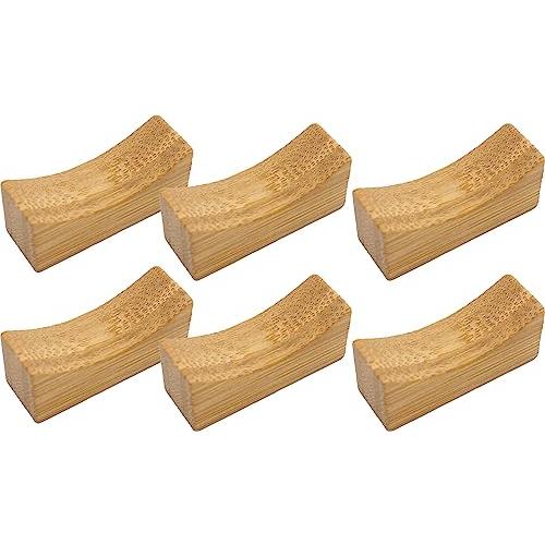 オーディオファン 箸置 竹製 6個セット はしおき 枕型の凹面 箸台 かわいい 箸置き おしゃれ 高...