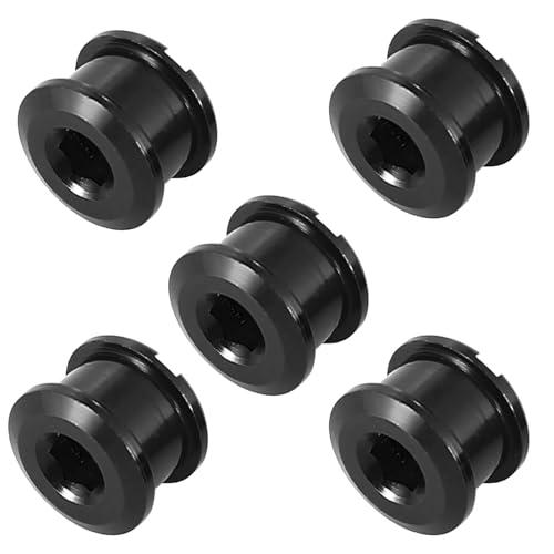 geneX チェーンリングボルト 自転車 フロント ギア 固定ネジ 軽量 アルミ合金 5個入り