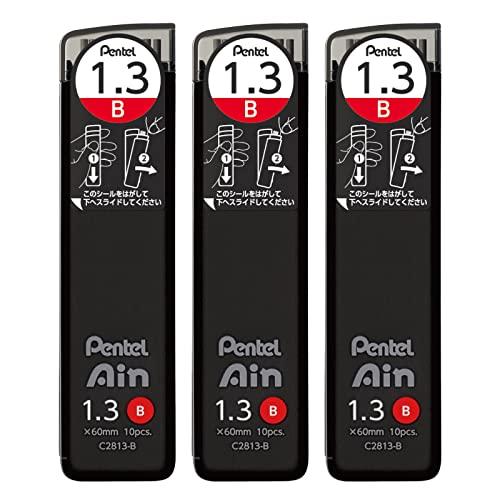 ぺんてる シャープ芯 ぺんてるアイン 1.3mm B 3個 AMZ-XC2813B3P