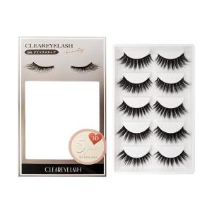 CLEAREYELASH つけまつげ ロングまつげ 舞台用 超濃密 発表会 3D立体 5ペア (G01 グラマラスタイプ)
