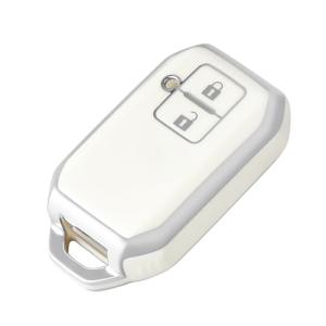 [OFFCURVE] スズキ/suzuki専用 スマート キーケース キーカバー 2ボタン 耐衝撃 スクラッチ防止 キーホルダー オシャレ 手触りいい 高級 電波障害なし クロスビ