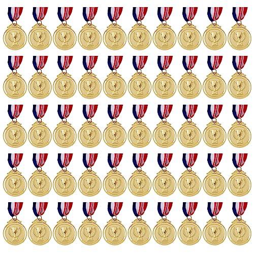 HAMILO 金メダル イベント 表彰 大会 優勝 ご褒美 コンペ 運動会 直径5cm 50個セット