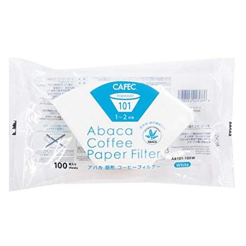 三洋産業 アバカコーヒーフィルター１０１ 1-2杯用 100枚入り AB101-100W 4個パック