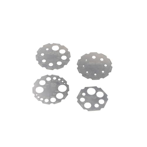 プロトメンテナンス(PLOT) バイク用 ピッチゲージ 4pcｓ ミリ/インチ/ネジ/スパークプラグ...