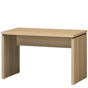 白井産業 [日本製] デスク 机 配線収納付 幅120 高さ72.6 奥行54.8cm 木製 小オフィス SOHO 個人向け 背面化粧 ナチュラルブラウン SEP-7512DESKFNA セパルテッ