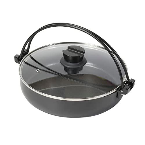 ベストコ IH すきやき鍋 ガラス蓋付 26cm ダイヤモンドコート NQ-0063 ビストロ フェ...