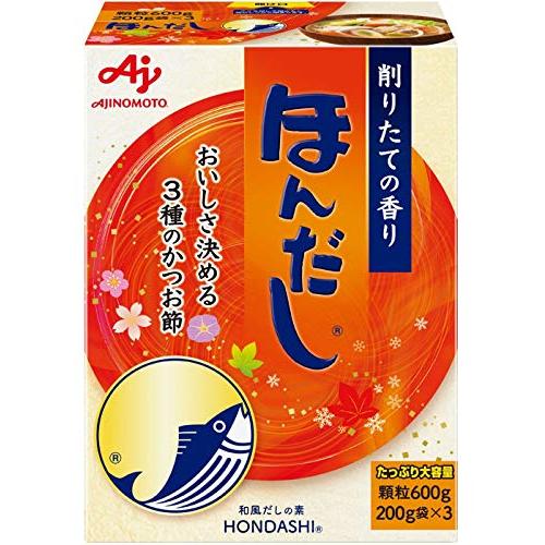 味の素 ほんだし 600g箱 鰹だし 顆粒 出汁 だしの素