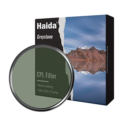 Haida PLフィルター 82mm 偏光フィルター 金の外輪付き CPL マルチコーティング