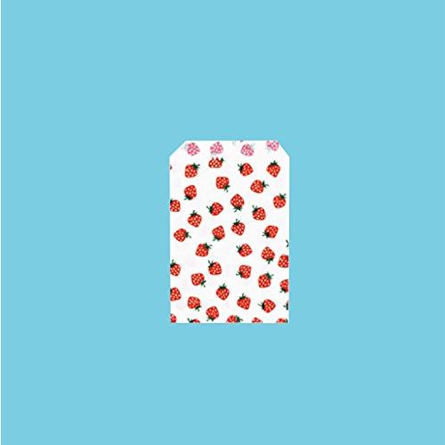 袋工房 紙平袋 いちご8号 100枚パック 80*115 フ-628