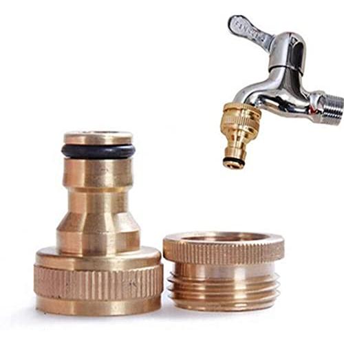 蛇口 コネクタ ブラス製 ホース 接続 ネジ口金 金具 ガーデン 庭 シャワー 水道 農業 灌漑 校...