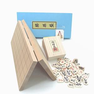 将棋盤セット 囲碁ラボオリジナルP製根付け2個付 新桂 しんかつら 6号折将棋盤と人気ナンバー1優良押将棋駒木製将棋セット