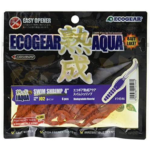 エコギア(Ecogear) ワーム 熟成アクア スイムシュリンプ 4インチ