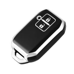 [OFFCURVE] スズキ/suzuki専用 スマート キーケース キーカバー 2ボタン 耐衝撃 スクラッチ防止 キーホルダー オシャレ 手触りいい 高級 電波障害なし クロスビ