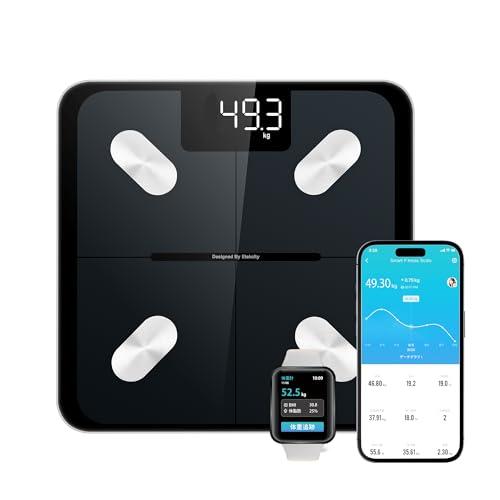 Etekcity 体重計 スマホ連動 体組成計 13項目測定可能 専用アプリ データ自動グラフ化 B...