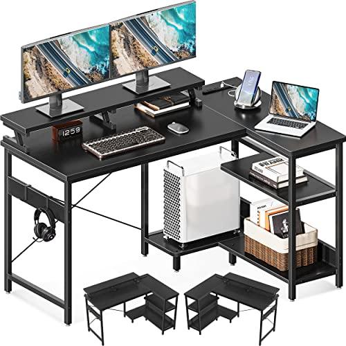 ODK l字デスク パソコンデスク L字型 ゲーミングデスク デスク 机 幅120cm pcデスク ...