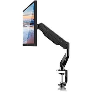 Suptek PC モニター アーム 液晶ディスプレイ アーム ガススプリング式 ガス圧式 モニタースタンド17*32インチ対応 最大耐荷重10kg 黒い MD81