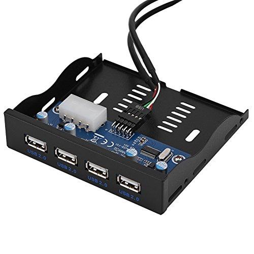 Richer-R USB 2.0フロントパネル USB2.0フロッピーフロントパネル 3.5インチフ...