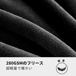 Hansleep 毛布 セミダブル 冬用 ブラ...の詳細画像5