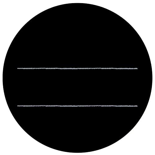 ササガワ 店舗用品 タカ印 手書きPOP用カード 丸型 ブラック 10枚 16-340