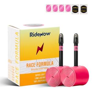 RideNow 自転車チューブ 2本セット MTB用 24/26/27.5インチ対応 1.3-2.0/1.9-2.5 TPUチューブ 仏式バルブ45mm 超軽量 耐パンク性 マウンテンバイク E-Bike グラ