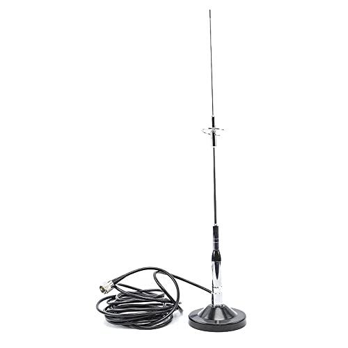 EASYTALK NL-770S モービルアンテナ 144/430MHz帯高利得2バンド 強力マグネ...