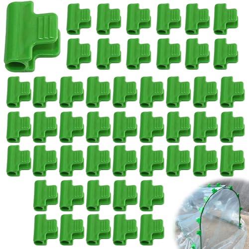 温室クランプクリップ 植物用クリップ 温室植物クリップ 支柱クリップ 50個 支柱に固定クリップ 直...