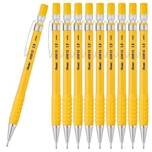 ぺんてる シャープペン AMAINシャープ 1.3mm イエロー 10本 AM13-G(10)