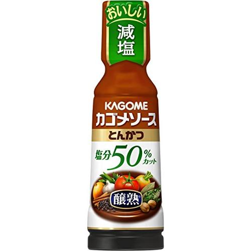 カゴメ 醸熟ソース 塩分50%カット とんかつ 180ml*5本