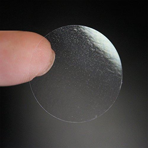 封印シール　25mm　丸形 200枚入 透明　業務用封印シール　2.5cm 4シート入 1シートに5...
