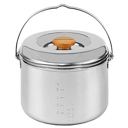 キャプテンスタッグ(CAPTAIN STAG) キャンプ バーベキュー用 炊飯器 3層鋼 5合