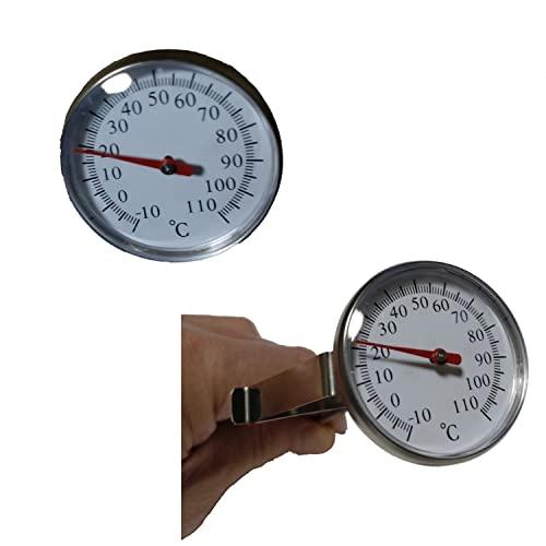 Meca.jp プロ用 ステンレス メカ式 温度計シリーズ, 電池不要 発酵 低温調理 肉料理 (煮...