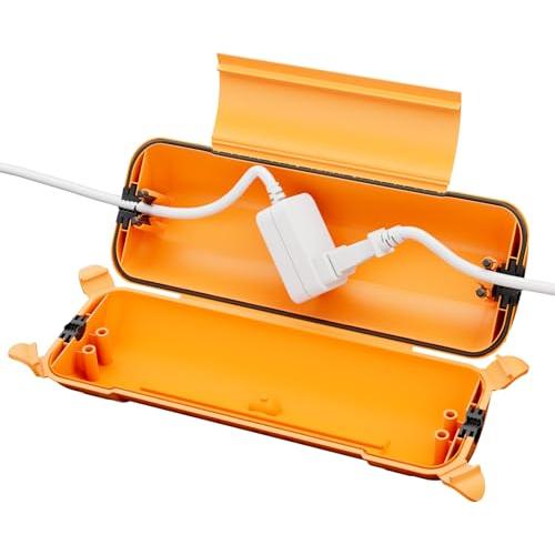 RESTMO 防水 コンセントボックス 耐候性 延長コード 屋外 防雨型 カバー イルミネーション ...